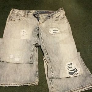 Silver jeans